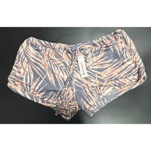 Sundry NWT Women's Tropical Floral‎ Knit Casual Shorts Gray Size 2 MRSP $99